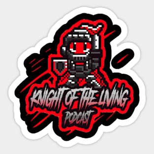 Knight Of The Living Podcast Logo Sticker